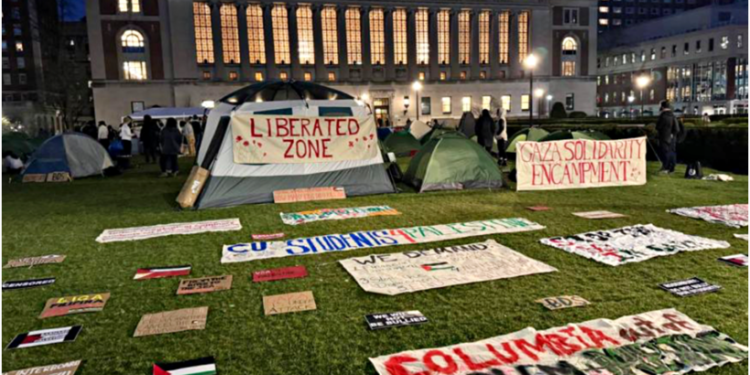 En EEUU y otros países los estudiantes claman por Palestina