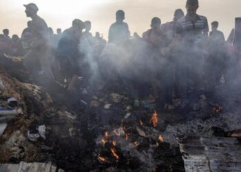Palestina. No conforme con la masacre en la escuela, Israel bombardeó este sábado el mercado de Nusseirat, en Gaza: 210 asesinados, decenas de heridos (fotos y videos altamente sensibles)