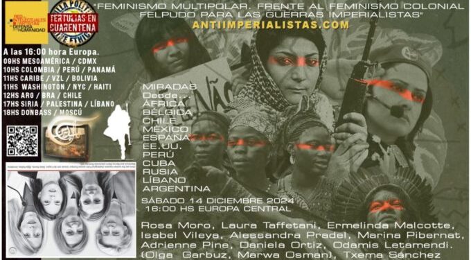 |VIDEO| Feminismos. Este sábado debate virtual entre feministas anti-colonialistas