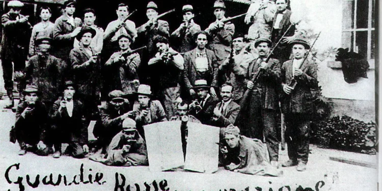 Comunistas italianos contra el ascenso del fascismo